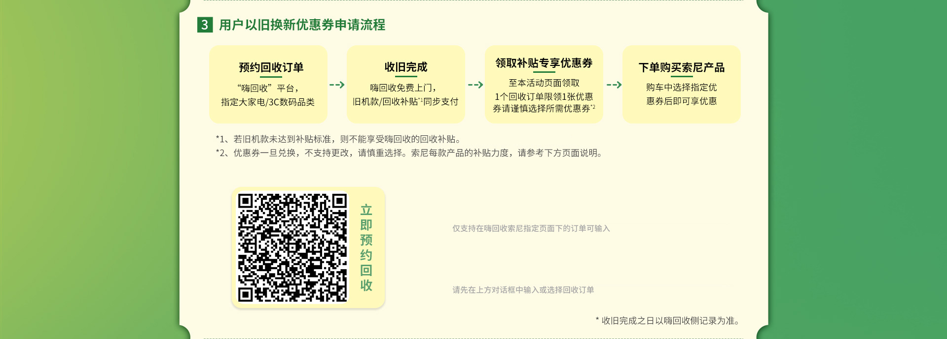 索尼官網(wǎng)以舊換新優(yōu)惠活動