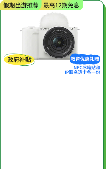 <span style="color:#000000">ZV-E10M2K <br>標準鏡頭套裝</span>
