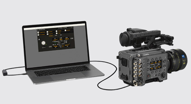 CineAltaV 2鏈接電腦示意圖